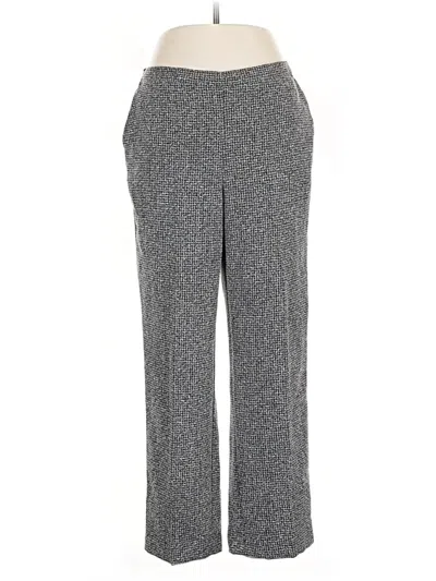 Pre-owned Alfred Dunner Casual Pants In Gray