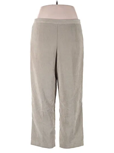 Pre-owned Alfred Dunner Casual Pants In Gray