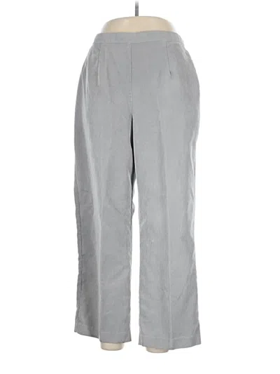Pre-owned Alfred Dunner Casual Pants In Gray