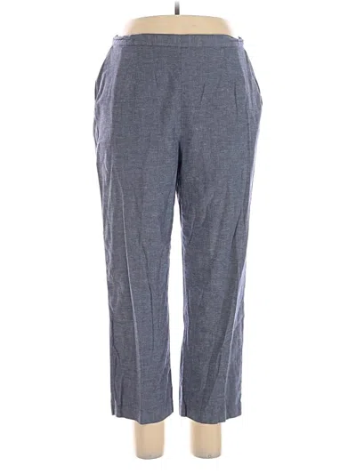 Pre-owned Alfred Dunner Casual Pants In Gray