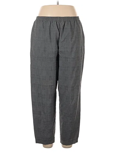 Pre-owned Alfred Dunner Casual Pants In Gray