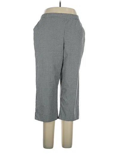 Pre-owned Alfred Dunner Casual Pants In Gray