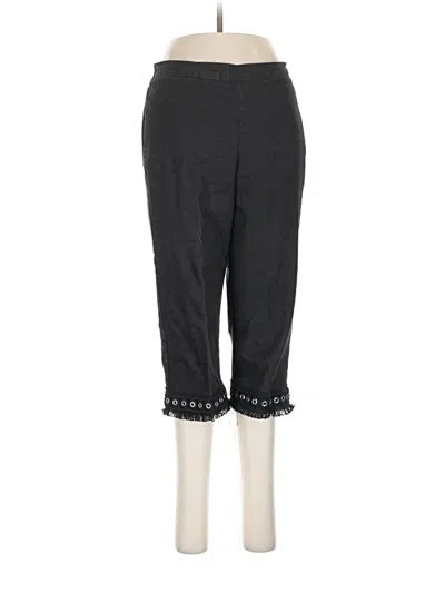 Pre-owned Alfred Dunner Casual Pants In Gray