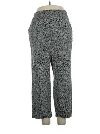 Pre-owned Alfred Dunner Casual Pants In Gray
