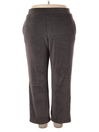 Pre-owned Alfred Dunner Casual Pants In Gray