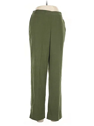 Alfred Dunner Casual Pants In Green