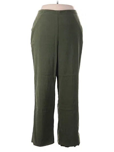 Pre-owned Alfred Dunner Casual Pants In Green