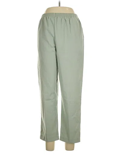 Pre-owned Alfred Dunner Casual Pants In Green