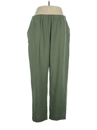 Pre-owned Alfred Dunner Casual Pants In Green