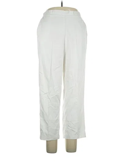 Pre-owned Alfred Dunner Casual Pants In Ivory