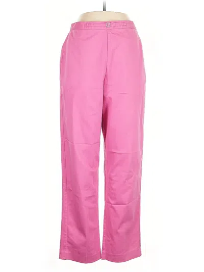 Pre-owned Alfred Dunner Casual Pants In Pink