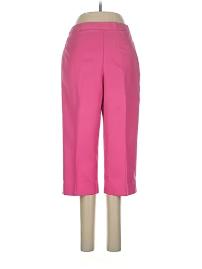 Pre-owned Alfred Dunner Casual Pants In Pink
