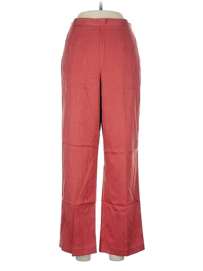 Pre-owned Alfred Dunner Casual Pants In Red
