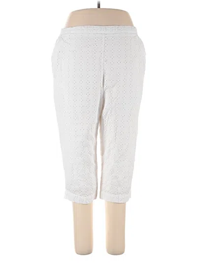 Pre-owned Alfred Dunner Casual Pants In Silver