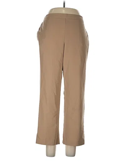 Pre-owned Alfred Dunner Casual Pants In Tan