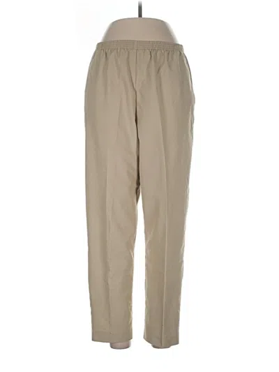 Pre-owned Alfred Dunner Casual Pants In Tan