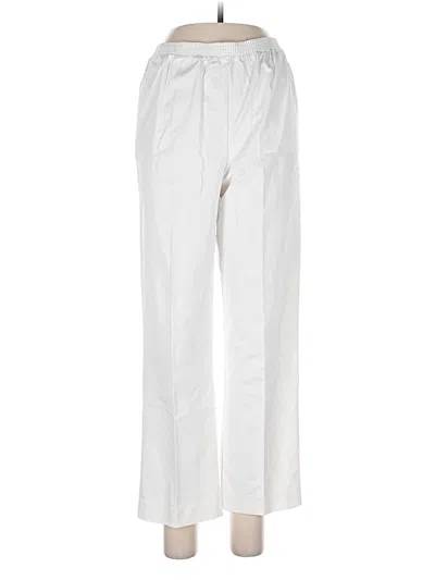 Pre-owned Alfred Dunner Casual Pants In White