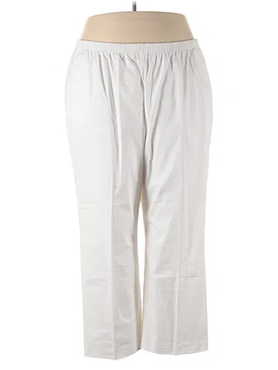Alfred Dunner Casual Pants In White
