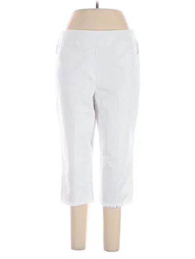 Alfred Dunner Casual Pants In White