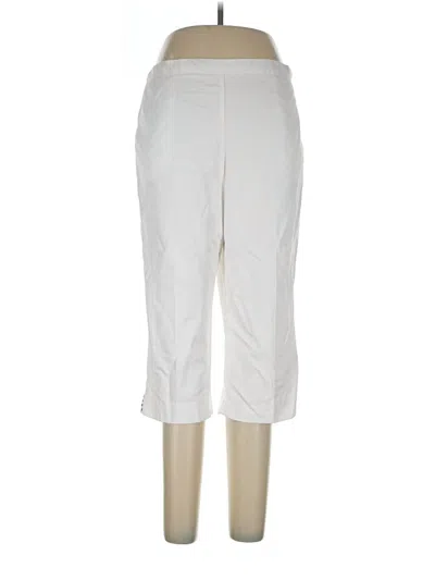 Pre-owned Alfred Dunner Casual Pants In White
