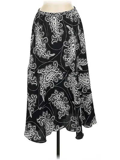 Pre-owned Alfred Dunner Casual Skirt In Black