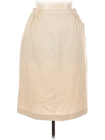 Pre-owned Alfred Dunner Casual Skirt In Brown