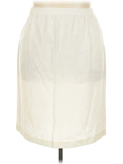 Pre-owned Alfred Dunner Casual Skirt In White