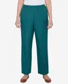 Alfred Dunner Alf Dunner Plus Size Classic Full Elastic Mid Rise Average Length Pant In Pine