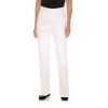 Alfred Dunner Classics Allure Pull-on Slim-leg Pants In White