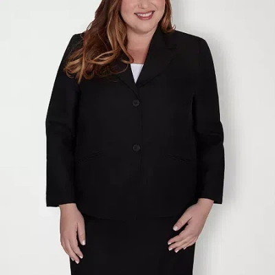 Alfred Dunner Classics Womens Plus Regular Fit Suit Jacket In Animal Print