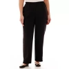 Alfred Dunner Classics Womens Plus Straight Pull-on Pants In Multi