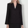 Alfred Dunner Classics Womens Regular Fit Suit Jacket In Black