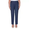 Alfred Dunner Classics Womens Slim Mid Rise Pull-on Pant In Blue