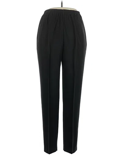 Pre-owned Alfred Dunner Dress Pants In Black