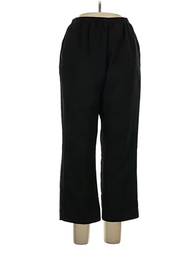 Pre-owned Alfred Dunner Dress Pants In Black