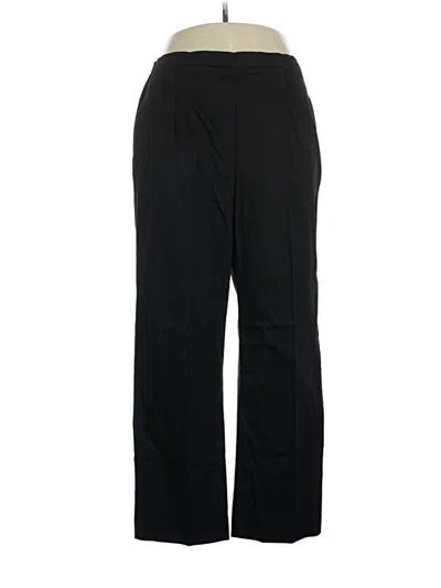 Pre-owned Alfred Dunner Dress Pants In Black