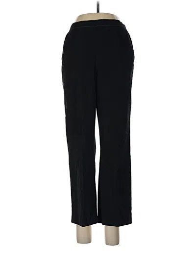 Pre-owned Alfred Dunner Dress Pants In Black