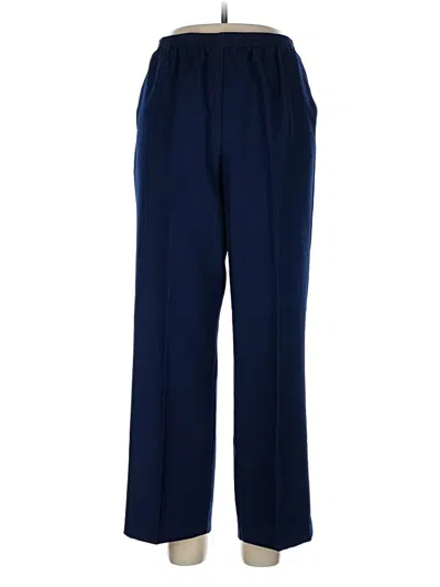 Pre-owned Alfred Dunner Dress Pants In Blue