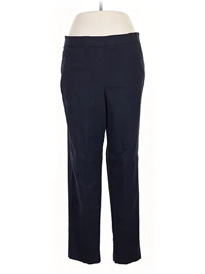 Pre-owned Alfred Dunner Dress Pants In Blue