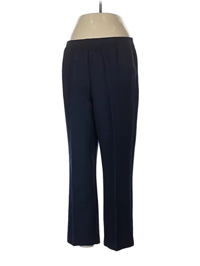 Pre-owned Alfred Dunner Dress Pants In Blue