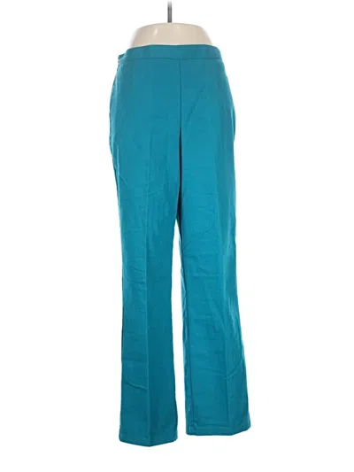 Pre-owned Alfred Dunner Dress Pants In Blue