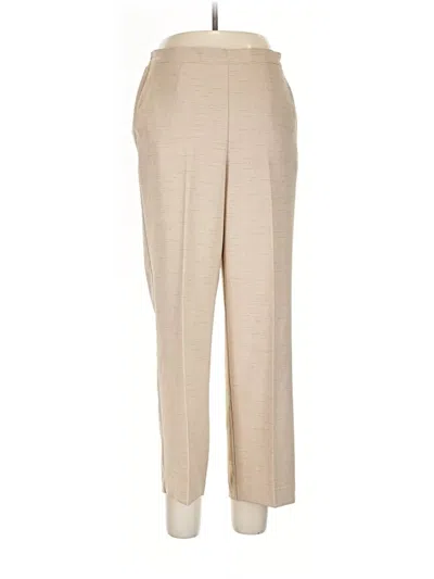 Pre-owned Alfred Dunner Dress Pants In Brown