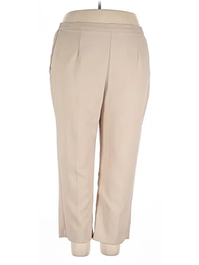 Pre-owned Alfred Dunner Dress Pants In Brown