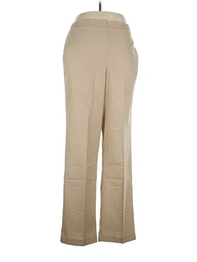 Pre-owned Alfred Dunner Dress Pants In Brown