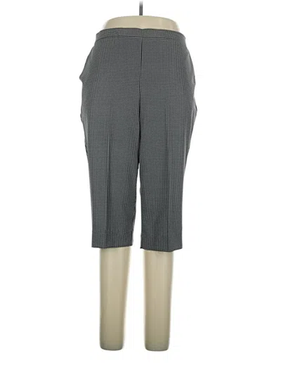 Pre-owned Alfred Dunner Dress Pants In Gray