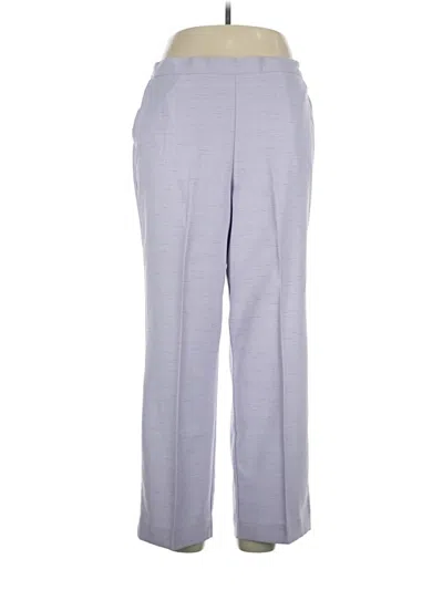 Pre-owned Alfred Dunner Dress Pants In Gray