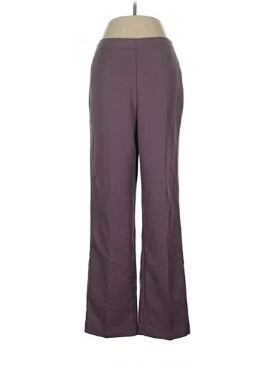 Pre-owned Alfred Dunner Dress Pants In Purple