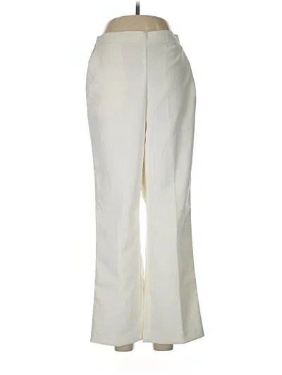 Pre-owned Alfred Dunner Dress Pants In White