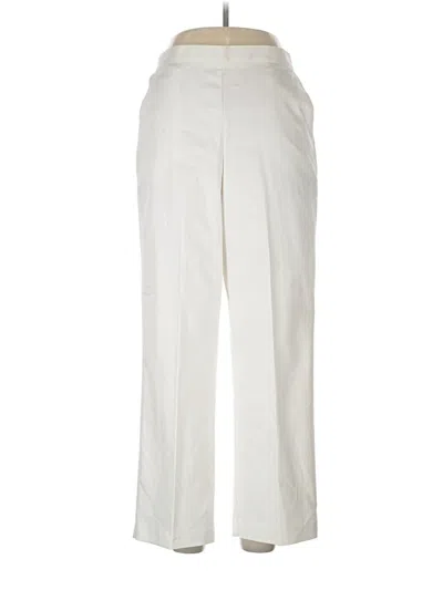 Pre-owned Alfred Dunner Dress Pants In White