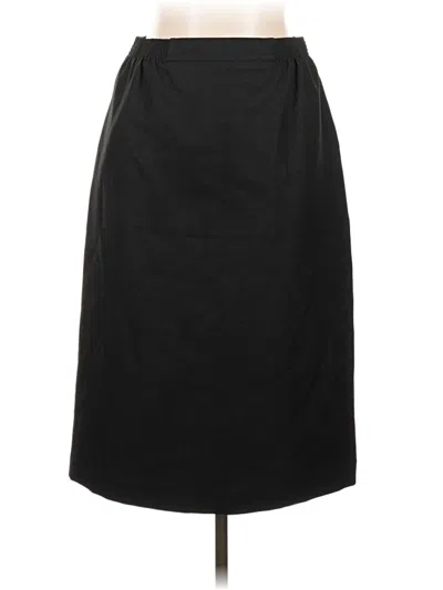 Pre-owned Alfred Dunner Formal Skirt In Black